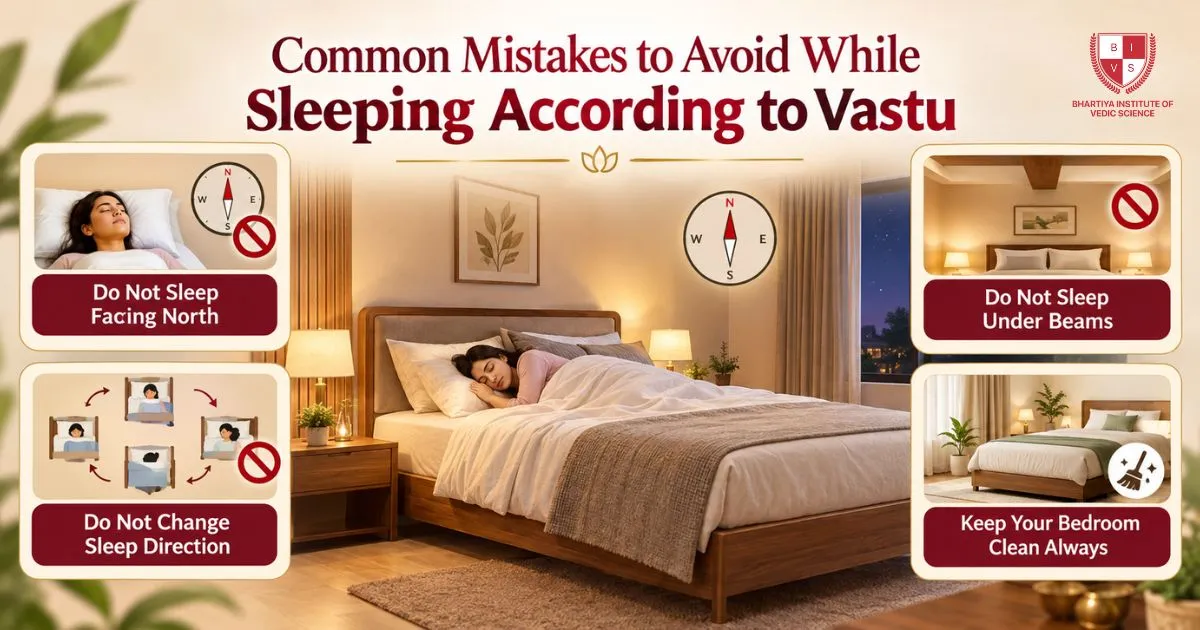 Common Mistakes to Avoid While Sleeping According to Vastu